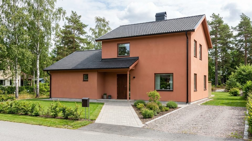 Målning av putsad fasad