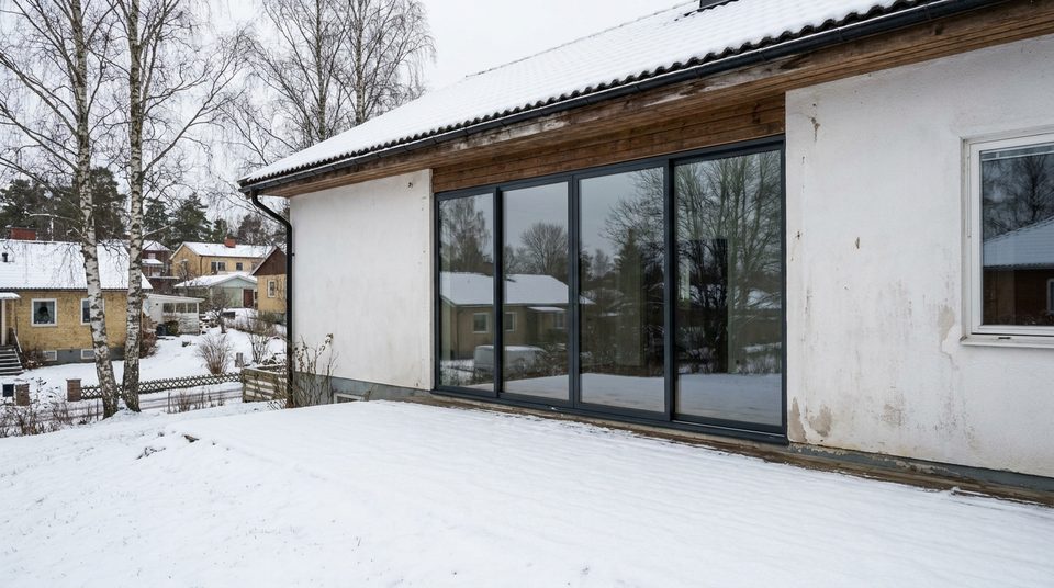 Fasadmålning-projekt i Danderyd