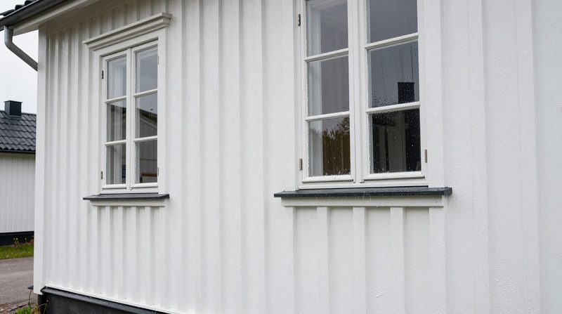 Fasadtvätt och uppskrapning